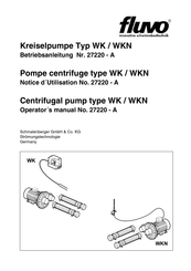 FLUVO WK 6013/2 - 4,0 Notice D'utilisation