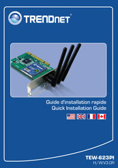 TRENDnet TEW-623PI Guide D'installation Rapide