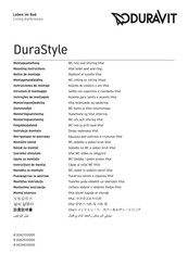 DURAVIT DuraStyle 0020610000 Notice De Montage