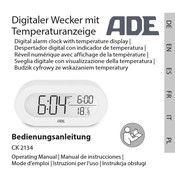 Ade CK 2134 Mode D'emploi