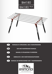 Raimondi BM180 Manuel D'utilisation Et Entretien