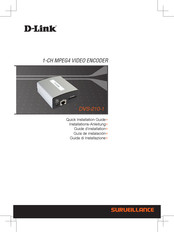 D-Link DVS-210-1 Guide D'installation