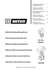Vetus MV24A Série Manuel D'utilisation Et Instructions D'installation