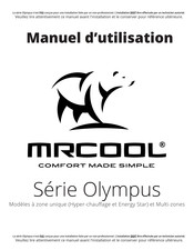 MrCool Olympus Série Manuel D'utilisation