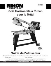 Rikon Power Tools 15-400 Guide De L'utilisateur