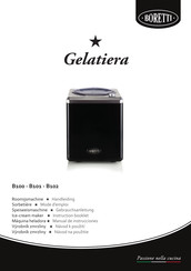 BORETTI Gelatiera B101 Mode D'emploi