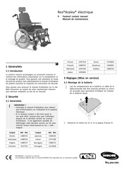 Invacare Rea Azalea Manuel De Maintenance