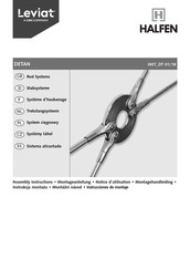 Halfen Leviat DETAN Notice D'utilisation