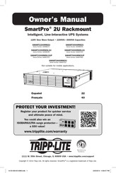 Tripp-Lite SmartPro SMART3000RM2U Manuel Du Propriétaire
