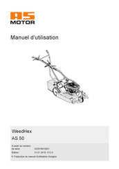 As Motor WeedHex AS 50 Manuel D'utilisation