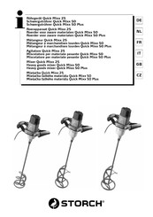 Storch Quick Mixx 50 Plus Mode D'emploi