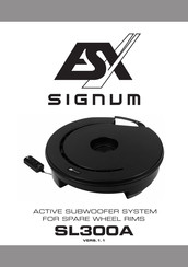 ESX SIGNUM SL300A Mode D'emploi