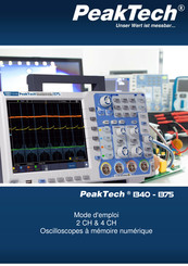 PeakTech B75 Mode D'emploi