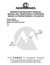 Maruyama E27 Manuel Du Propriétaire/De L'utilisateur