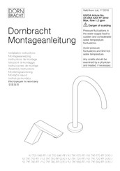 Dornbracht 13 716 882-FF 0010 Instructions De Montage