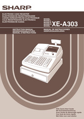 Sharp XE-A303 Manuel D'instruction