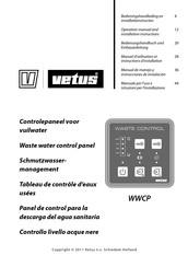 Vetus WWCP Manuel D'utilisation Et Instructions D'installation