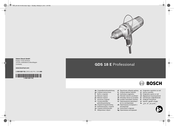 Bosch GDS 18 E Professional Notice Originale