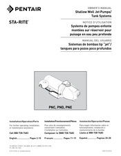 Pentair STA-RITE PNC Notice D'utilisation