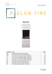 Glow Fire Beethoven Instructions De Montage