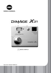 Konica Minolta DiMAGE X21 Mode D'emploi