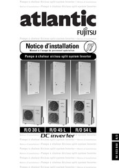Fujitsu atlantic R/O 45L Notice D'installation