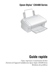 Epson Stylus CX4400 Série Guide Rapide