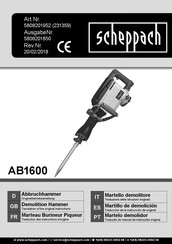 Scheppach 231359 Traduction Des Instructions D'origine