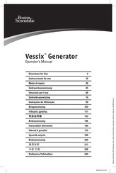 Boston Scientific Vessix Generator Mode D'emploi