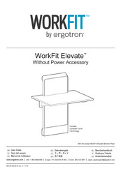 Ergotron WORKFIT Elevate Manuel De L'utilisateur