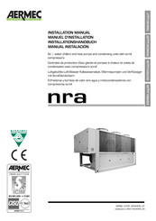 AERMEC NRA 1400 Manuel D'installation