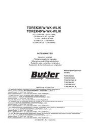 Butler Torek35WLIK Traduction Des Instructions Originales