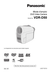 Panasonic VDR-D50 Mode D'emploi