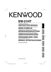 Kenwood SW-21HT Mode D'emploi
