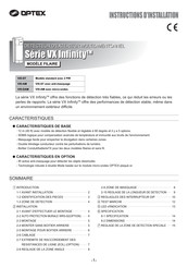 Optex VX Infinity Série Instructions D'installation