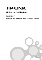 TP-Link TL-SF1008 P Guide De L'utilisateur