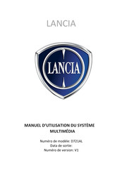 Lancia D721AL Manuel D'utilisation