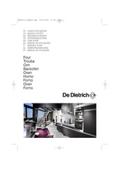 De Dietrich DOP740 Guide D'utilisation