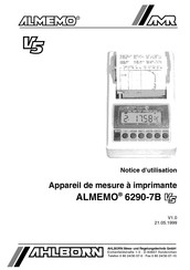 Ahlborn ALMEMO 6290-7B V5 Notice D'utilisation