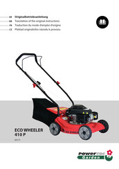 POWERTEC Garden ECO WHEELER 410 P Traduction Du Mode D'emploi D'origine