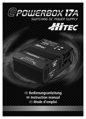 HITEC ePowerBox 17A Mode D'emploi