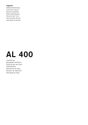 Gaggenau AL 400 Notice D'utilisation