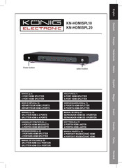 König Electronic KN-HDMISPL20 Mode D'emploi