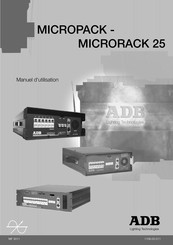 ADB MICRORACK 25 Manuel D'utilisation