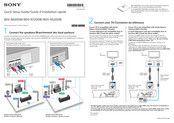 Sony BDV-N9200W Guide D'installation Rapide