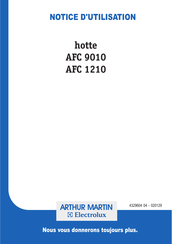 Electrolux ARTHUR MARTIN AFC 9010 Notice D'utilisation