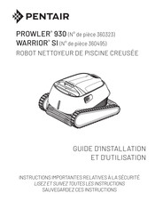 Pentair 360495 Guide D'installation Et D'utilisation