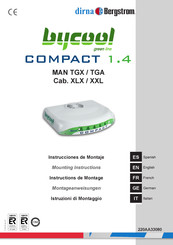 dirna Bergstrom bycool green line COMPACT 1.4 Instructions De Montage