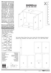 Fmd Furniture MARBELLA 935-001 Instructions De Montage