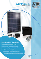 Extel SUNPOWER 40 Guide D'installation Et D'utilisation